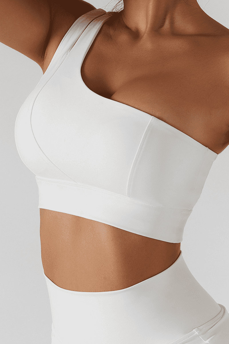 Top feminino para treino OneFit - um ombro só