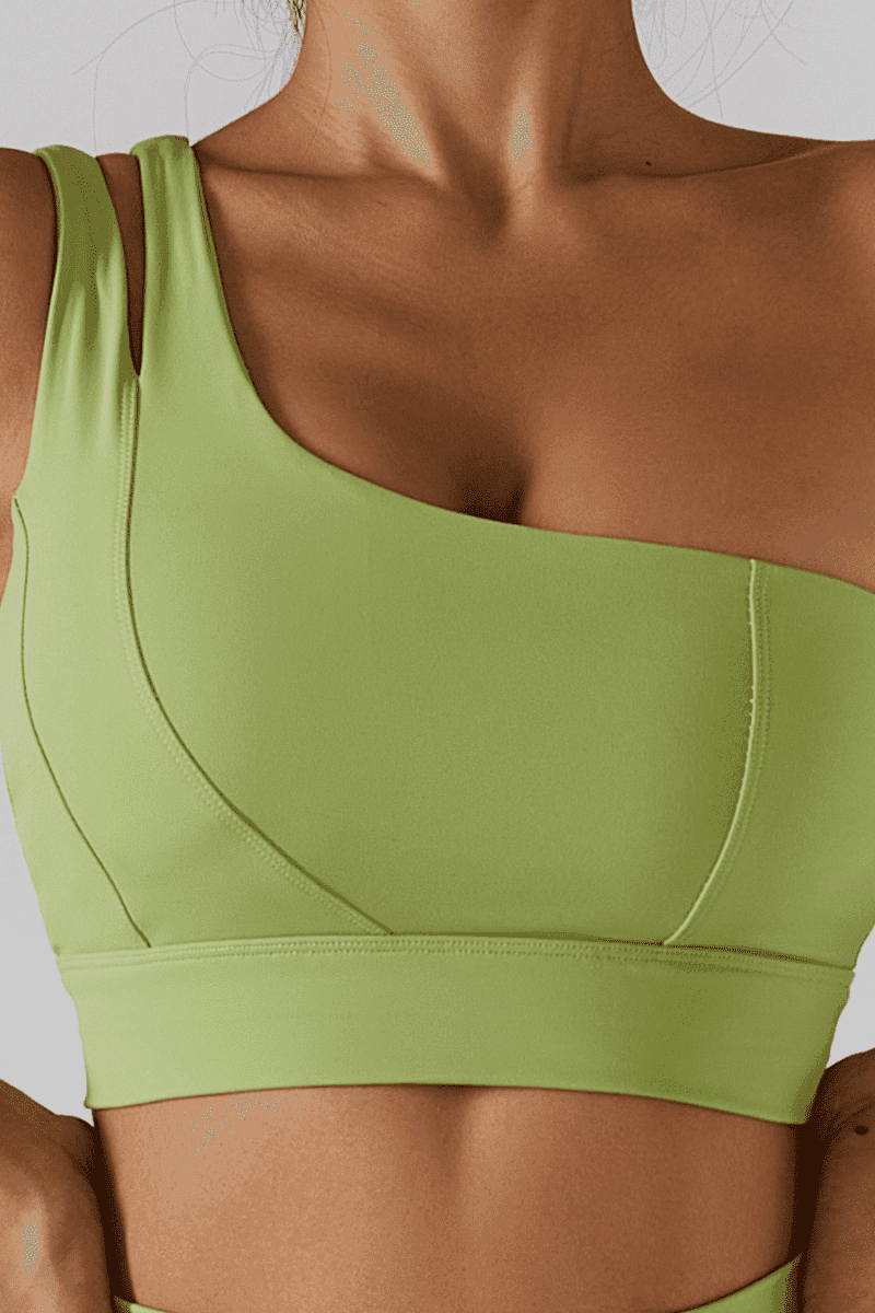 Top feminino para treino OneFit - um ombro só
