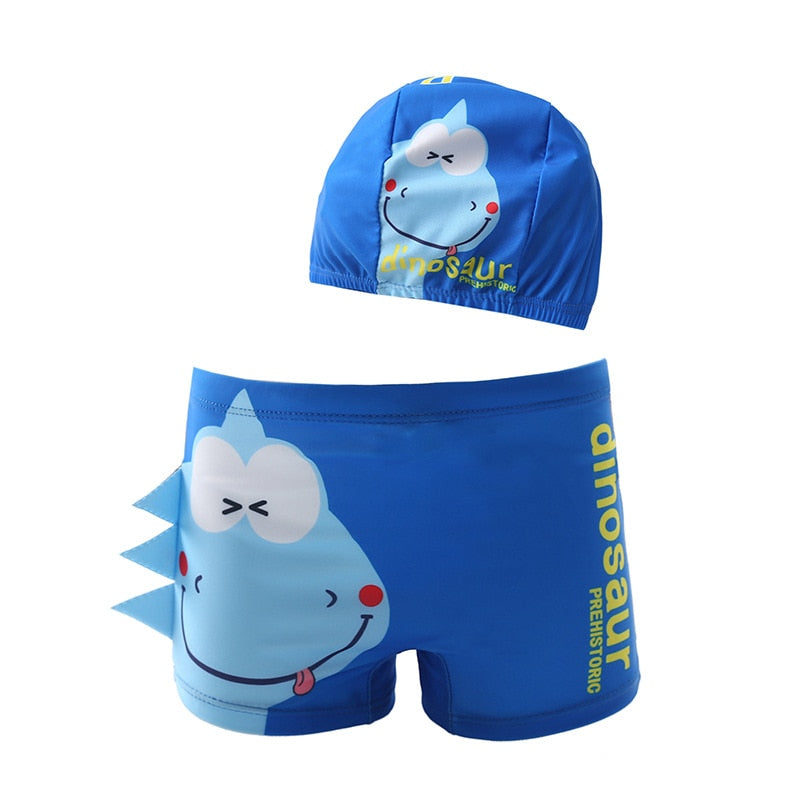 Conjunto sunga Infantil com touca - Animais