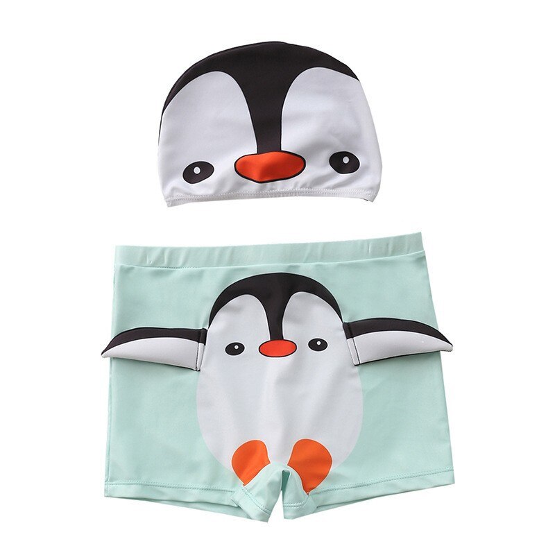Conjunto sunga Infantil com touca - Animais