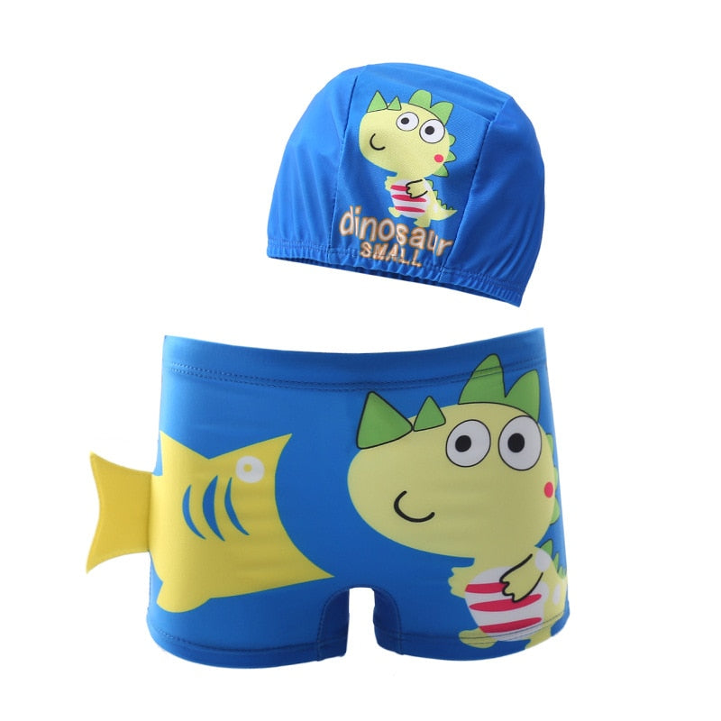 Conjunto sunga Infantil com touca - Animais