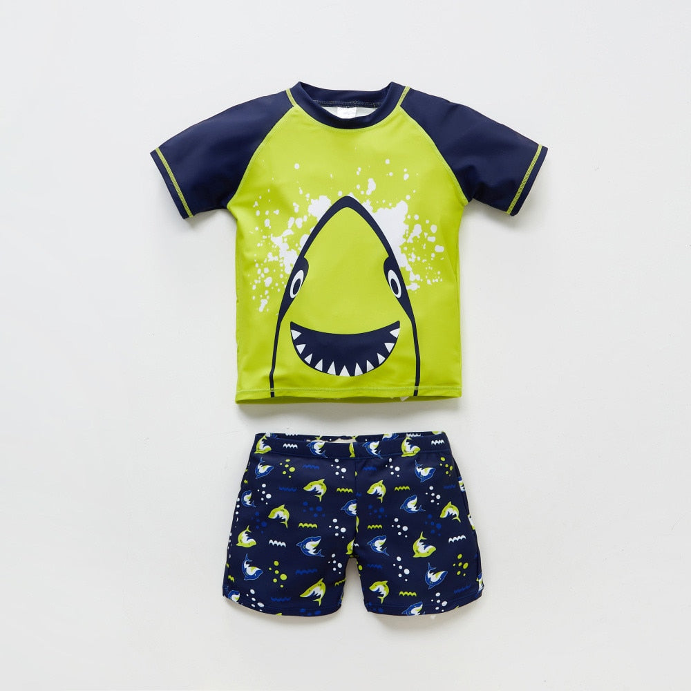 Conjunto de Banho Infantil Masculino Com Proteção UV VB0042