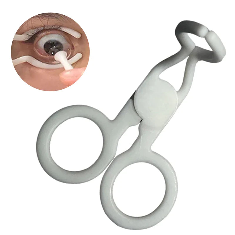 Aplicador para abertura dos olhos para lentes de contato