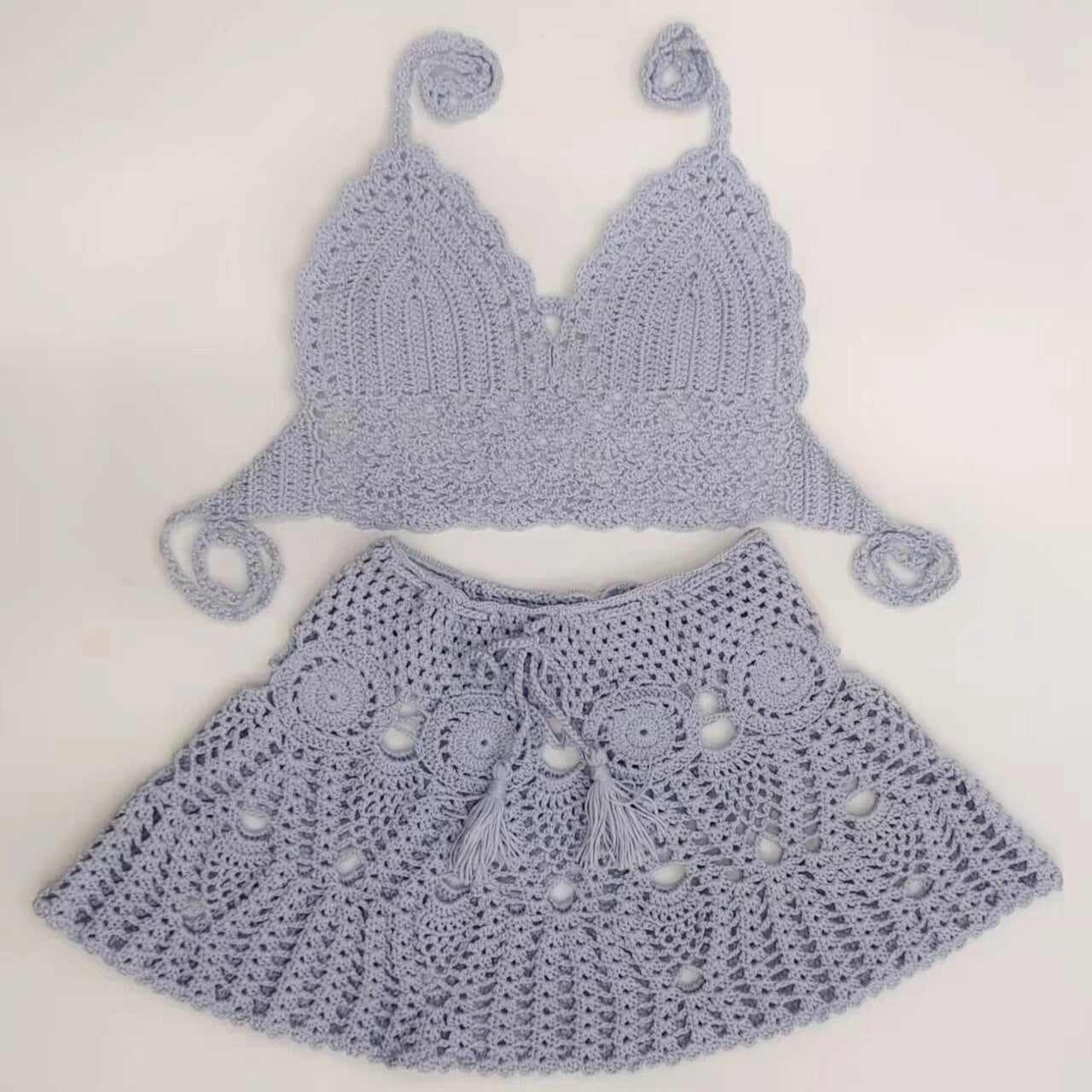 Conjunto de praia em Crochê Infantil VB0040