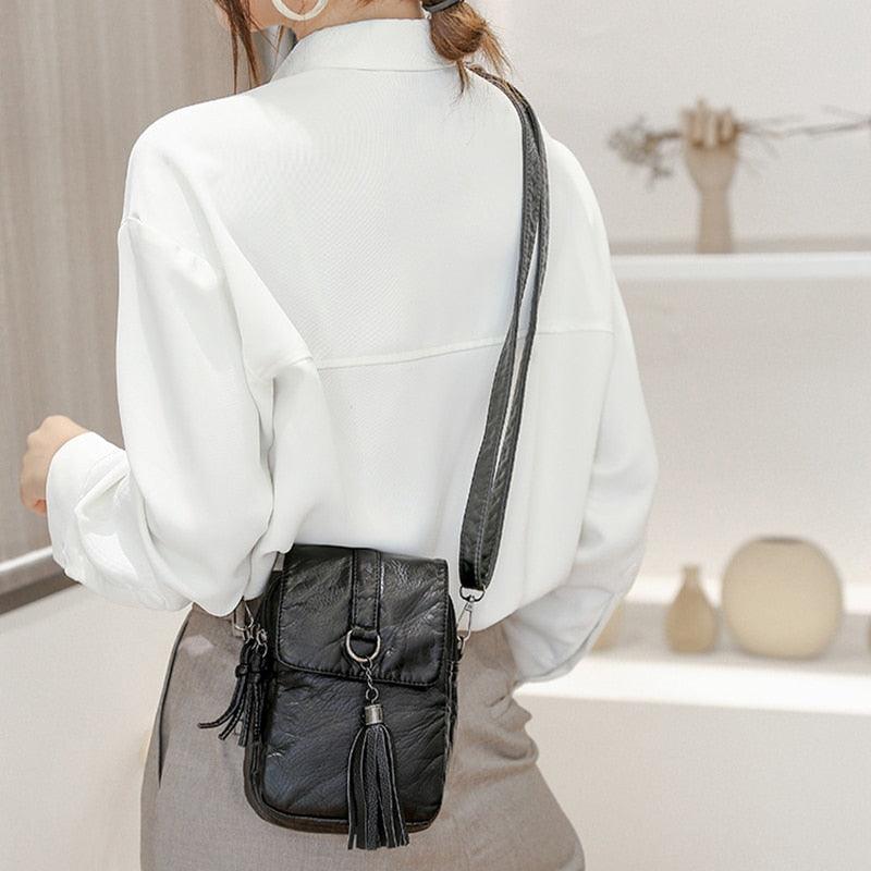 Bolsa Feminina Crosbody Vintage Pullse Tiracolo Porta Documentos