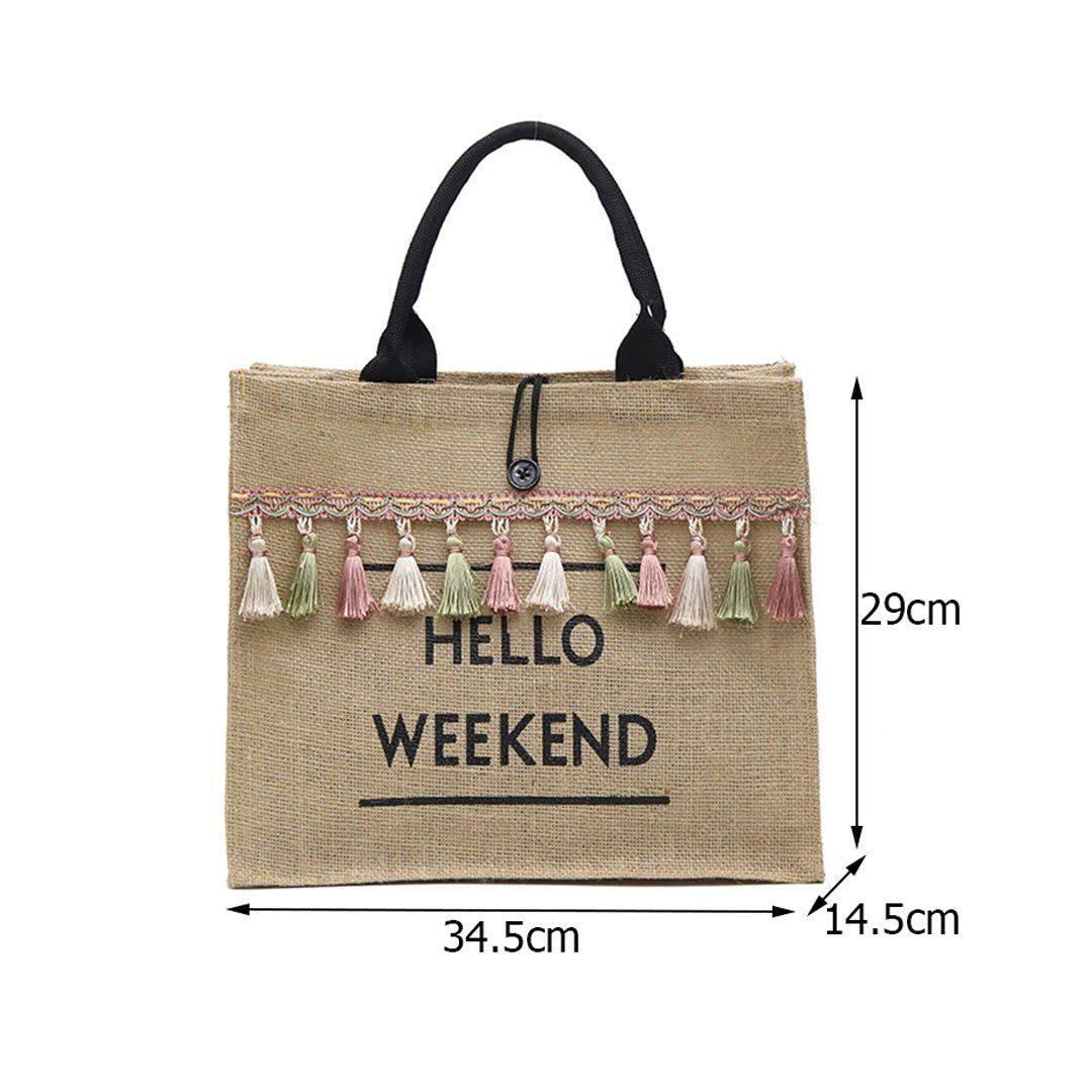 Bolsa Feminina Weekend Moda Praia Verão