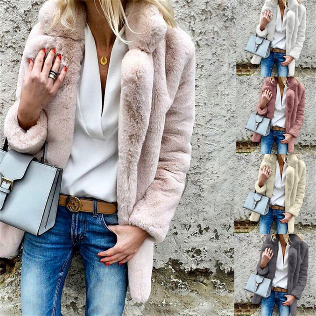 Casaco Feminino Victória - Pelúcia Elegante Moderno