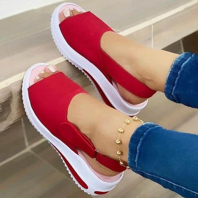 Sandália Feminina Feet - Elegante Confortável Moda Casual