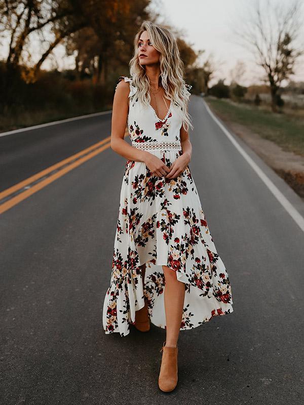 Vestido Feminino Arícia - Estampa Floral e Decote nas Costas | Vista-se com estilo e frescor!