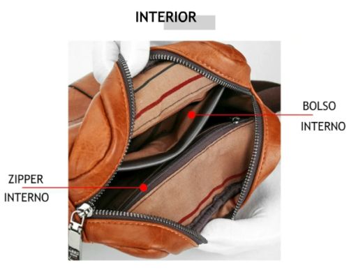 Bolsa de Couro Genuíno Italiano Jeep