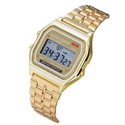 Reloj Digital Unisex Retro Vintage Acero