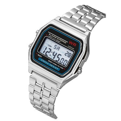 Reloj Digital Unisex Retro Vintage Acero