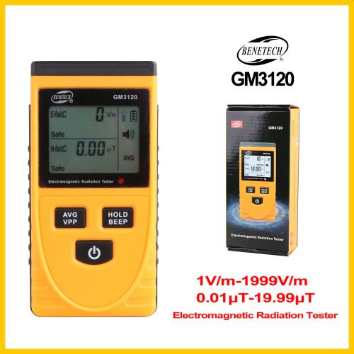 Medidor e Detector EMF Testador de Radiação Eletromagnética 5Hz 3500 MHz