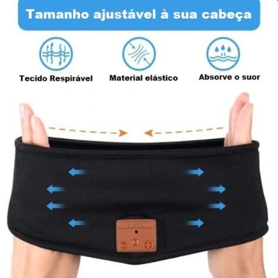 Faixa Fone de Ouvido Bluetooth