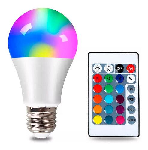Lâmpada de Led RGB com controle
