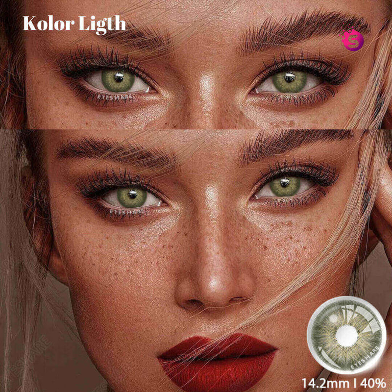 Lente de Contato Colorida - Kolor Ligth Verde