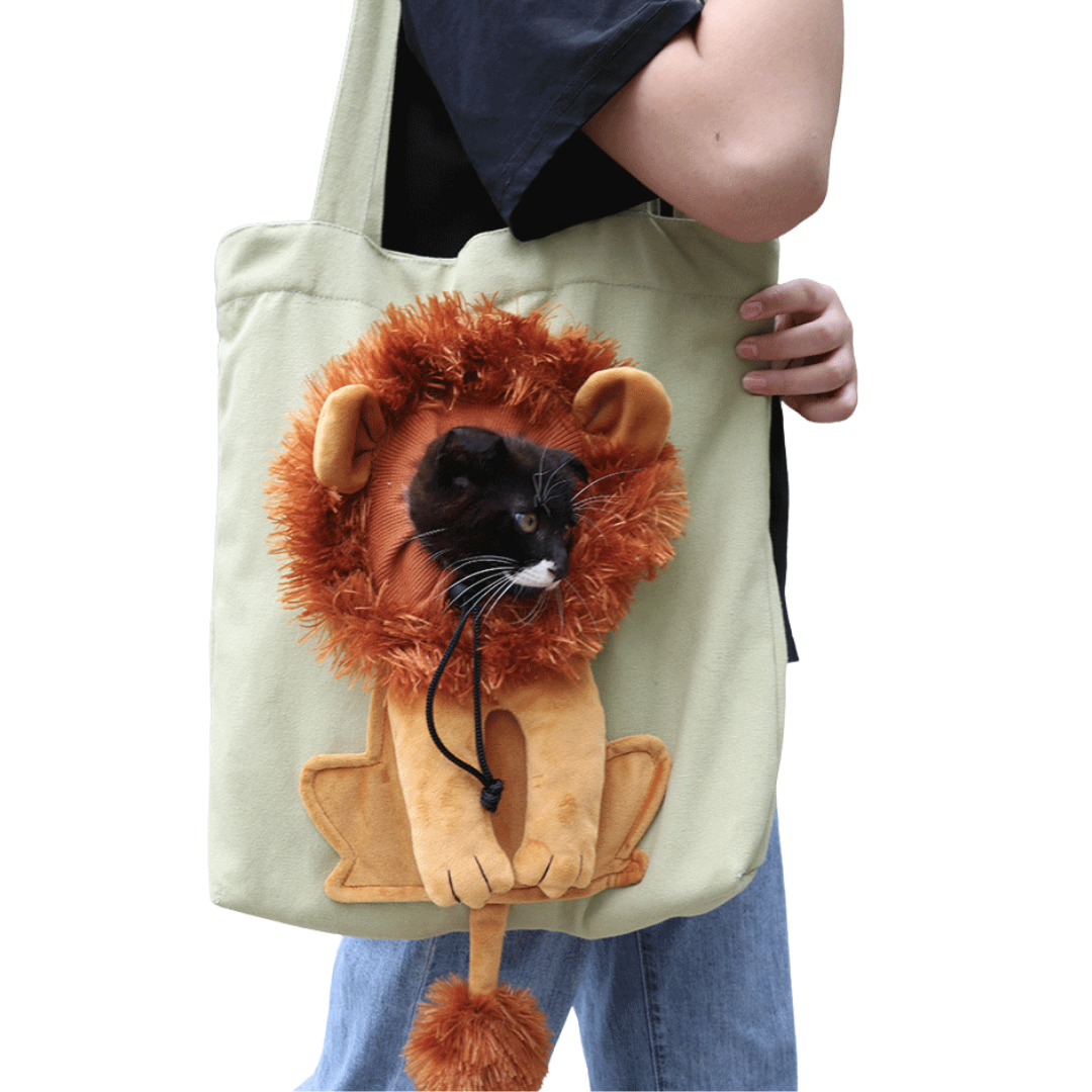 Bolsa para Transporte de Cachorros e Gatos - Lion Bag