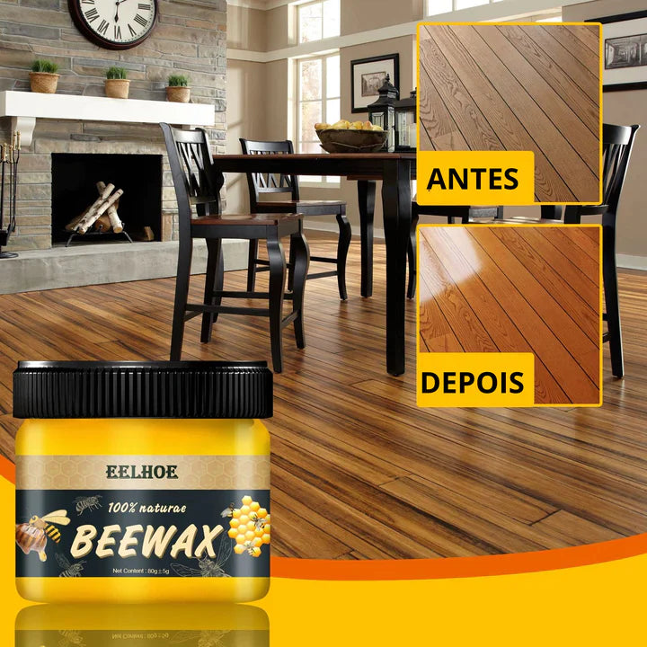 BeeWax® - Cera de Mel para Polimento de Madeiras e Combate de Cupins - PAGUE 1 LEVE 2