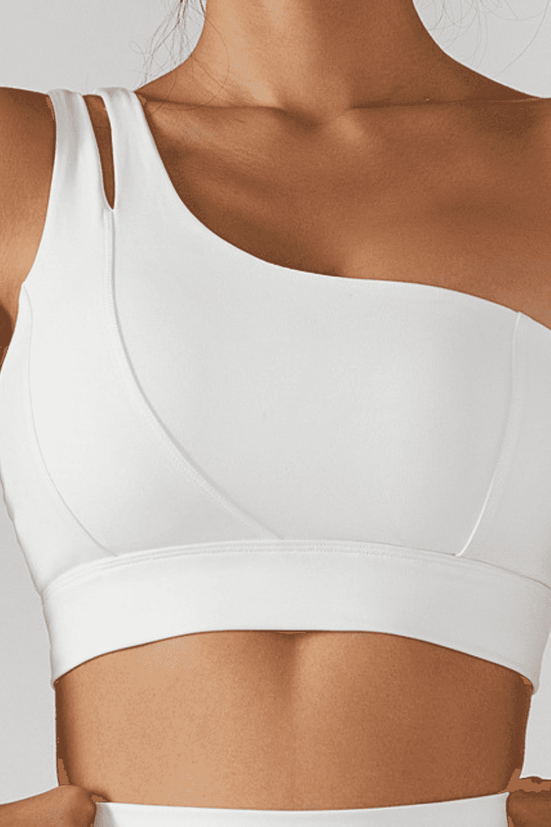 Top feminino  para treino OneFit - um ombro só