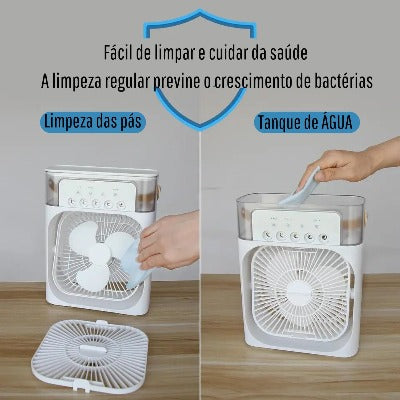 Mini Climatizador e Ventilador Portátil Higher Power