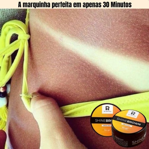 Creme Acelerador de Bronzeamento - Efeito em 30 minutos - Verão 2024😍