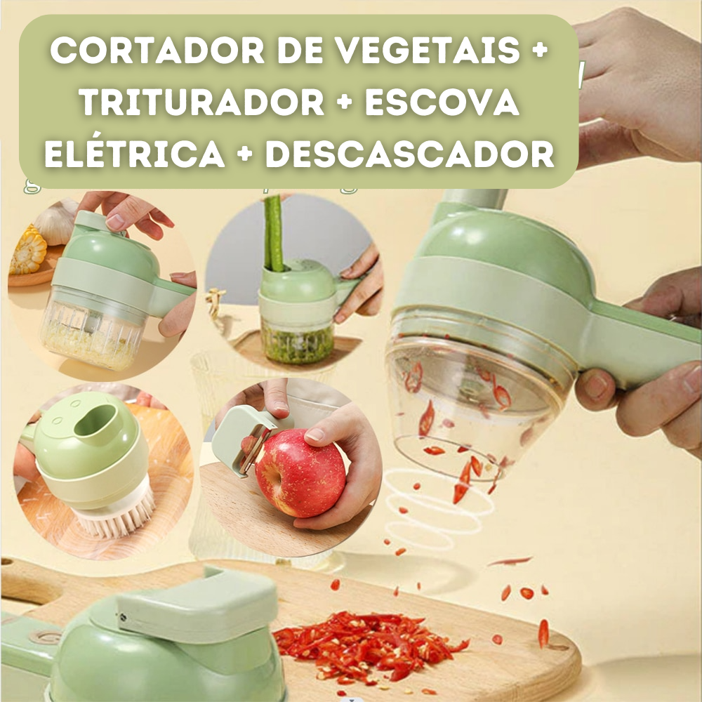 Fatiador elétrico 4 em 1 Multifunctional