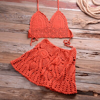 Conjunto de praia em Crochê Infantil VB0040