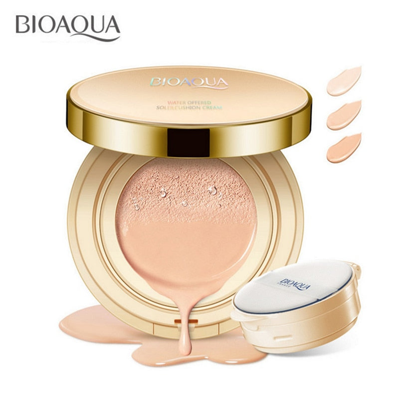 Base Cream BIOAQUA® Makeup [PAGUE 1 LEVE 2 + ESPONJA]