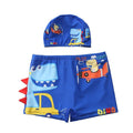 Conjunto sunga Infantil com touca -  Animais