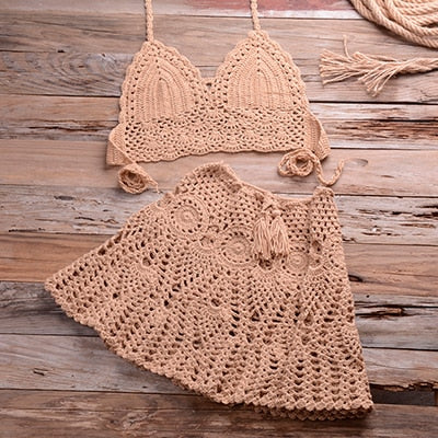 Conjunto de praia em Crochê Infantil VB0040