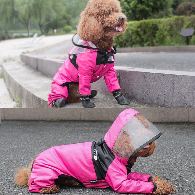 Capa de chuva Impermeável para Cachorros - The Dog Face