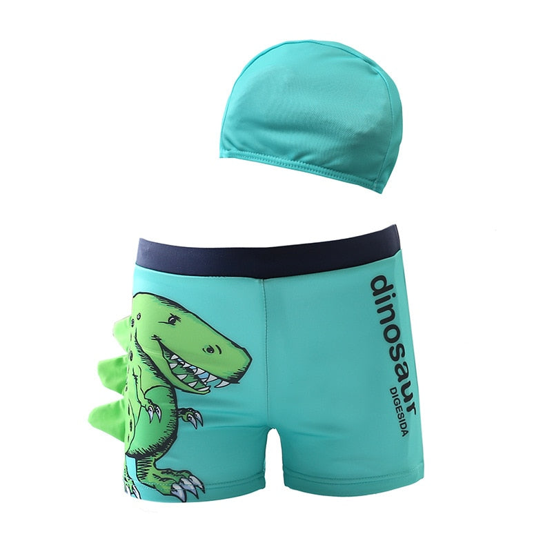 Conjunto sunga Infantil com touca -  Animais