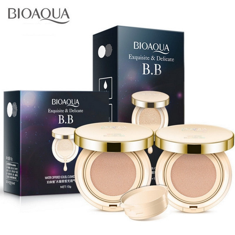 Base Cream BIOAQUA® Makeup [PAGUE 1 LEVE 2 + ESPONJA]