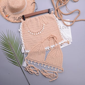 Conjunto de Praia em Crochê Joanna