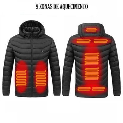 Jaqueta Masculina Puffer com Aquecimento Elétrico - PowerWarm