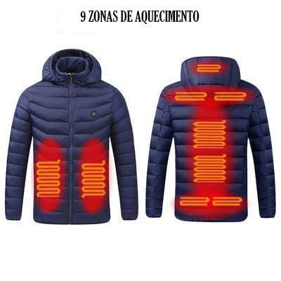 Jaqueta Masculina Puffer com Aquecimento Elétrico - PowerWarm