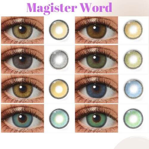 Lentes de Contato Coloridas Natural - Magister Word