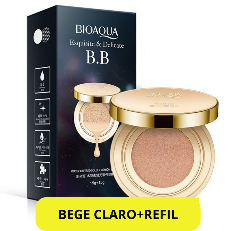 Base Cream BIOAQUA® Makeup [PAGUE 1 LEVE 2 + ESPONJA]