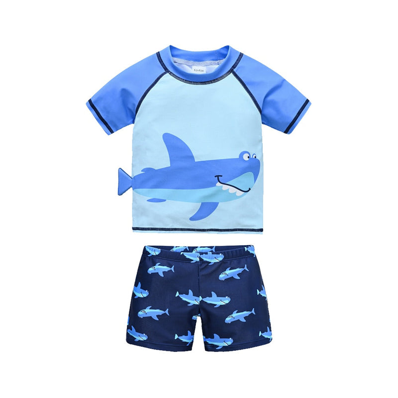 Conjunto de Banho Infantil Masculino  Com Proteção UV VB0042