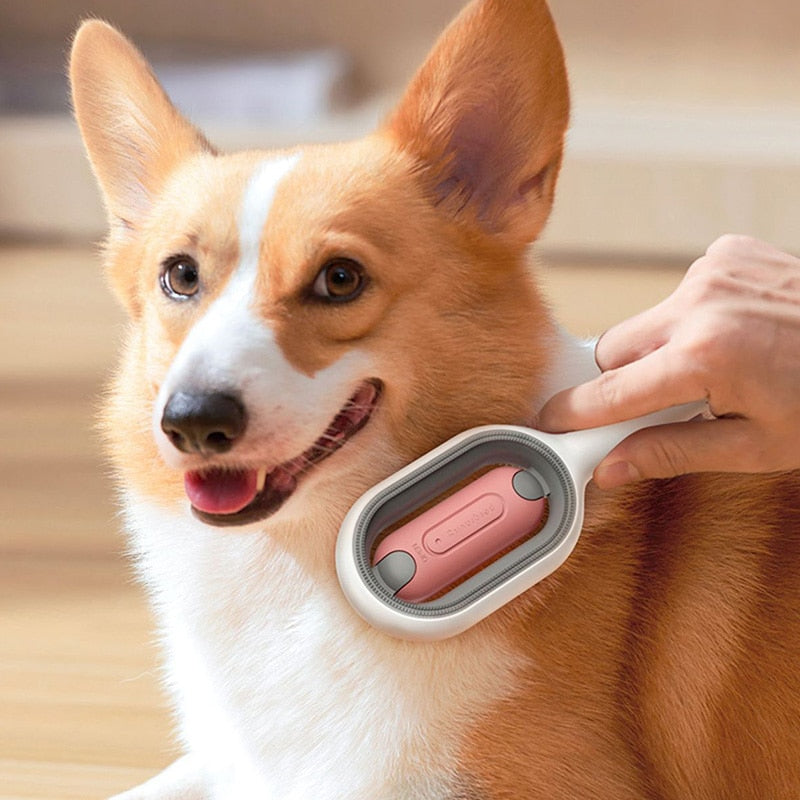 Escova Removedora de Pelos para Cachorros e Gatos - Pet Sweep