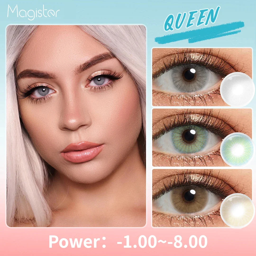 Lentes de Contato Coloridas Miopia - Magister Queen👑