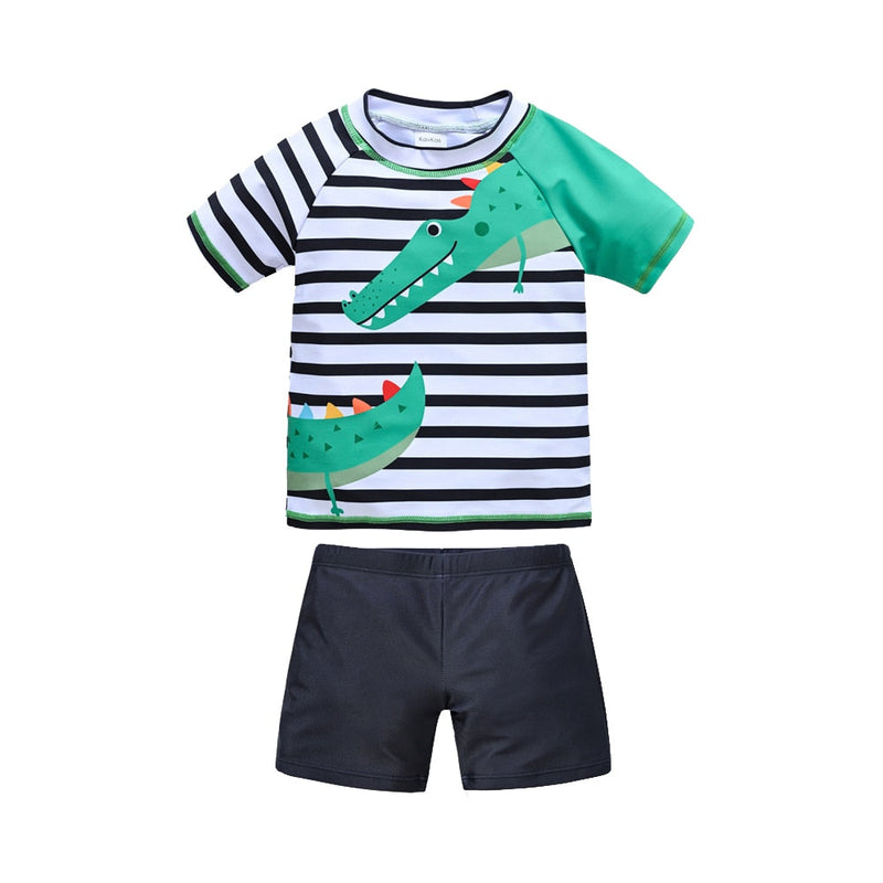 Conjunto de Banho Infantil Masculino  Com Proteção UV VB0042