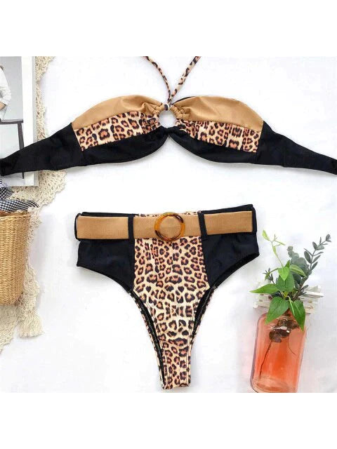 Biquíni Feminino Jade Estampa Animal Print Modelo Verão