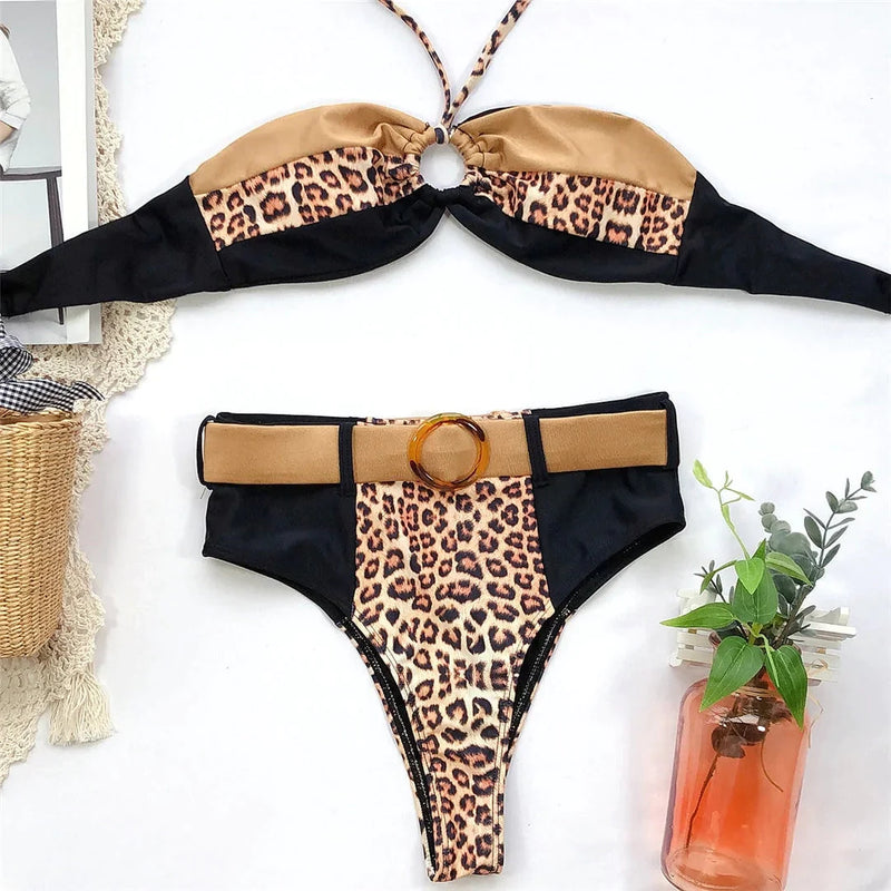 Biquíni Feminino Jade Estampa Animal Print Modelo Verão