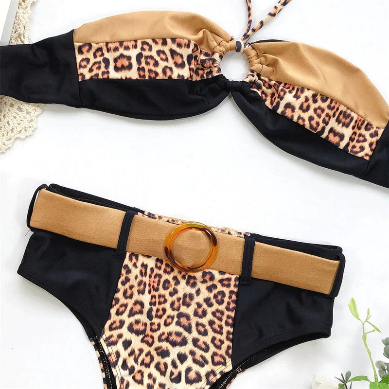 Biquíni Feminino Jade Estampa Animal Print Modelo Verão