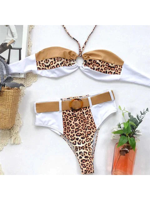 Biquíni Feminino Jade Estampa Animal Print Modelo Verão