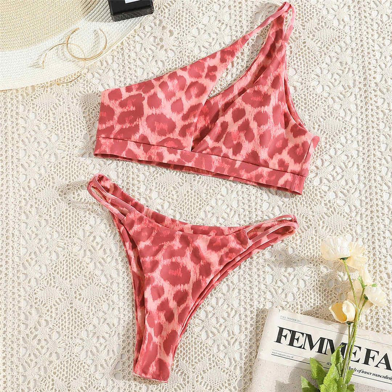 Biquíni Feminino Julie Animal Print Diferenciado 2 Peças Moda Praia Verão