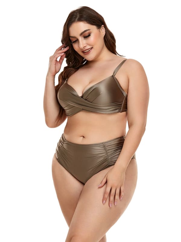 Biquíni Plus Size Cintura alta