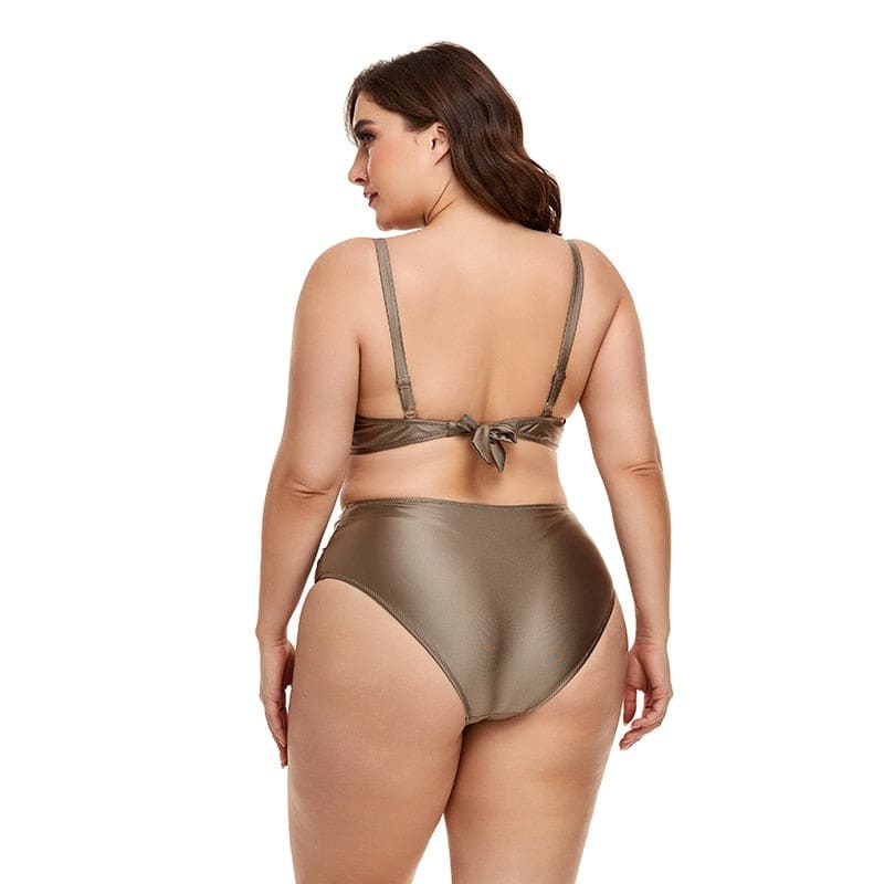 Biquíni Plus Size Cintura alta