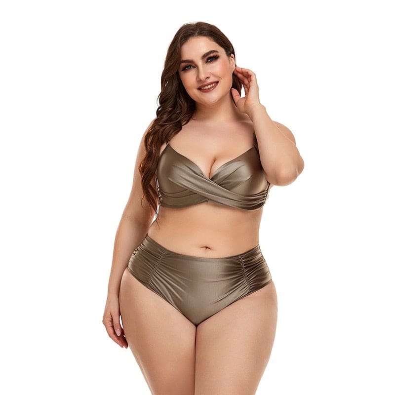 Biquíni Plus Size Cintura alta